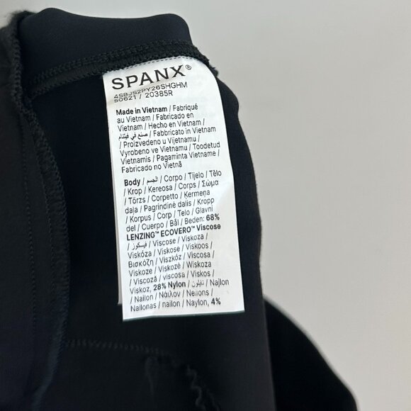 SPANX Smooth PerfectFit Ponte Wide Leg Pants in Classic Black Size X-Small - Picture 8 of 11